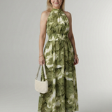 Donnabelle™ | Gathered Halter Midi Dress