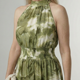 Donnabelle™ | Gathered Halter Midi Dress