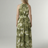 Donnabelle™ | Gathered Halter Midi Dress