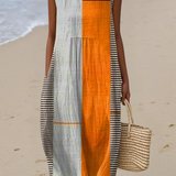 May™ | Colorblock Midi Dress