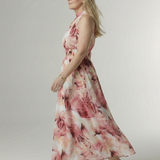 Donnabelle™ | Gathered Halter Midi Dress