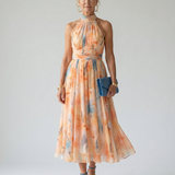 Donnabelle™ | Soft Halter Midi Dress