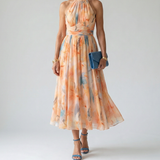 Donnabelle™ | Soft Halter Midi Dress