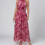 Donnabelle™ | Soft Halter Neck Midi Dress