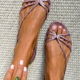 Ginevra – Golden Elegance Sandals