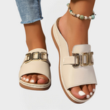 Sandals with Thick Sole and Simple Fit