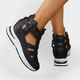 Elegant Summer Heeled Sandals with Side Closure
