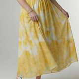 Donnabelle™ | Gathered Halter Midi Dress