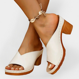 Orthopaedic Sandals with Wide Heel
