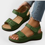 Leather Orthopaedic Sandals with Heel