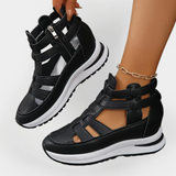 Elegant Summer Heeled Sandals with Side Closure