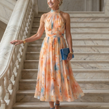 Donnabelle™ | Soft Halter Midi Dress