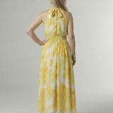 Donnabelle™ | Gathered Halter Midi Dress