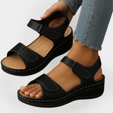 Leather Orthopaedic Sandals with Heel