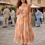 Donnabelle™ | Soft Halter Midi Dress