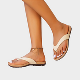 Comfortable sandals with anatomical construction