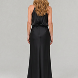 Donnabelle™ | Sleeveless Draped Neck Midi Dress
