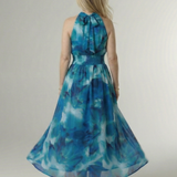 Donnabelle™ | Gathered Halter Midi Dress