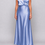 Donnabelle™ | Cap Sleeve Wrap Bodice Maxi Dress