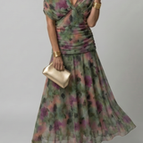 Donnabelle™ | Off Shoulder Flow Midi Dress