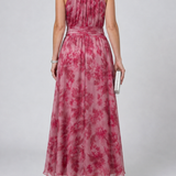 Donnabelle™ | Soft Halter Neck Midi Dress