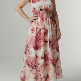 Donnabelle™ | Gathered Halter Midi Dress