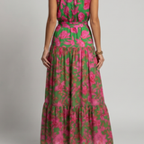 Donnabelle™ | Draped Halter Midi Dress