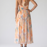 Donnabelle™ | Soft Halter Midi Dress