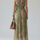 Donnabelle™ | Gathered Halter Midi Dress