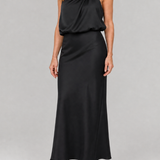 Donnabelle™ | Sleeveless Draped Neck Midi Dress