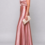 Donnabelle™ | Cap Sleeve Wrap Bodice Maxi Dress