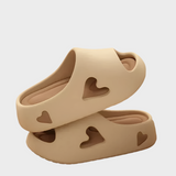 Heart-Shaped Flip Flops
