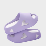 Heart-Shaped Flip Flops