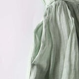 Arya™ | Womens Art Retro Round Neck Lace Up Waist Dress